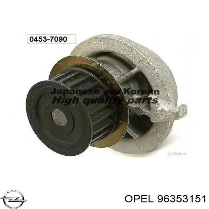 96353151 Opel bomba de agua