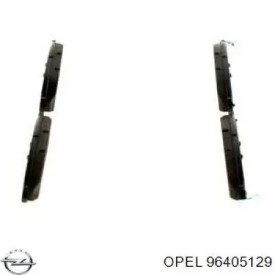 96405129 Opel pastillas de freno delanteras