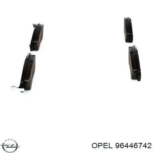 96446742 Opel pastillas de freno delanteras