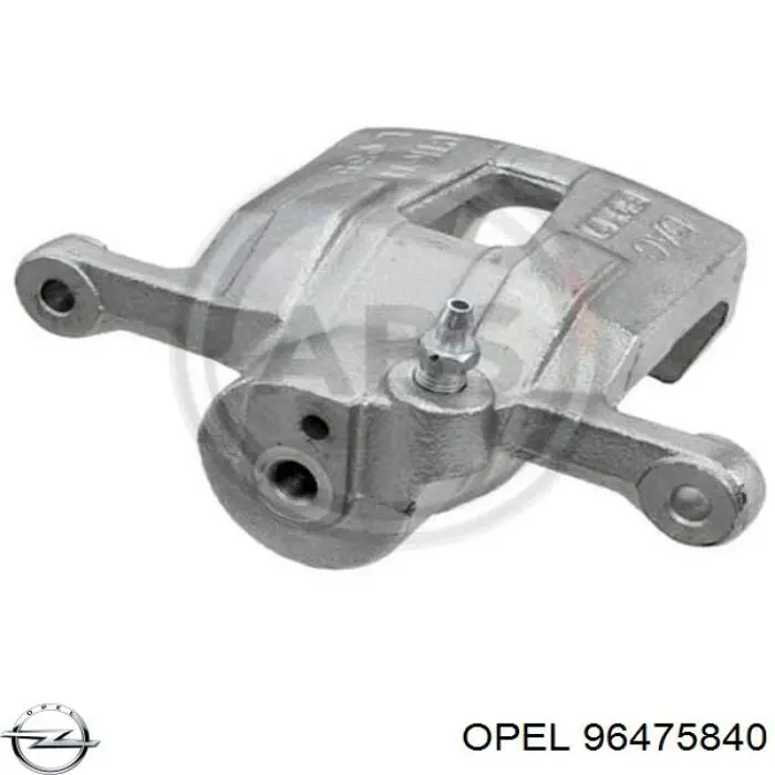 96475840 Opel pinza de freno trasera izquierda