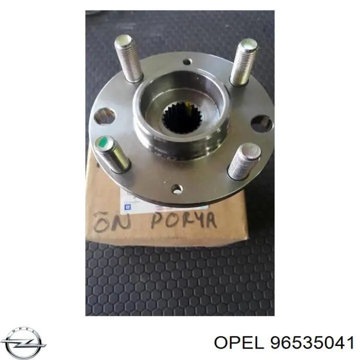 96535041 Opel cubo de rueda delantero