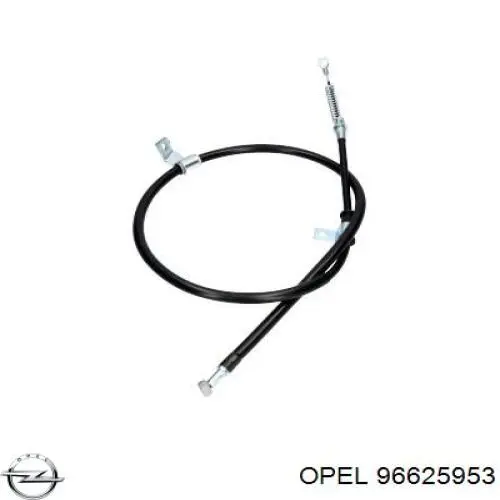 96625953 Opel cable de freno de mano trasero izquierdo