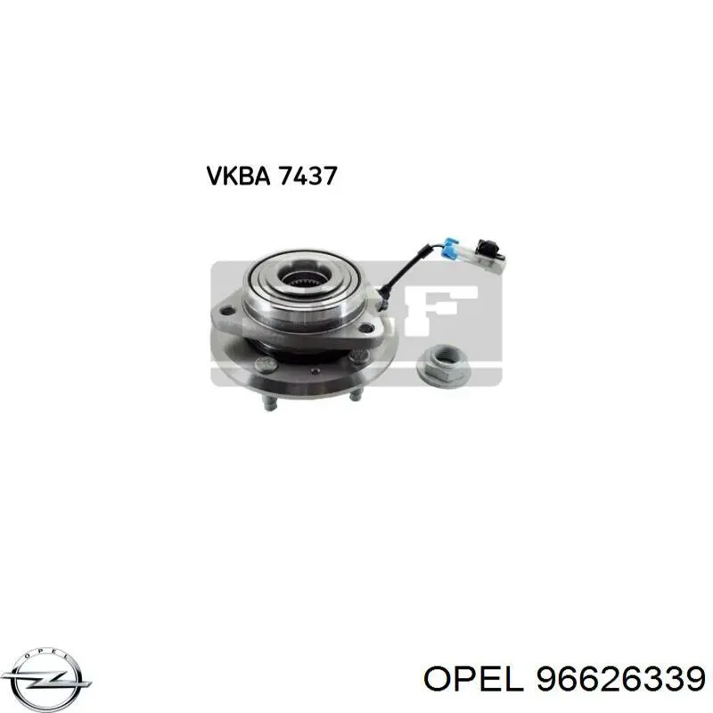 96626339 Opel cubo de rueda delantero