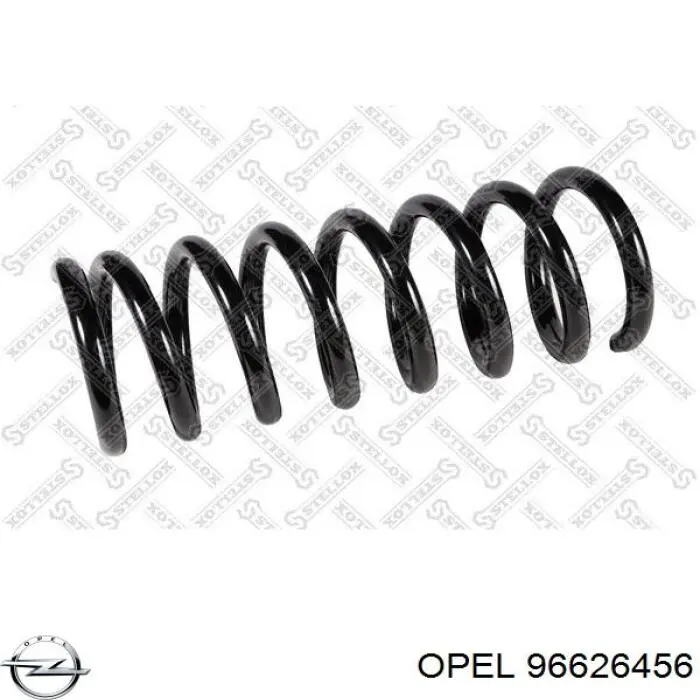 96626456 Opel muelle de suspensión eje trasero