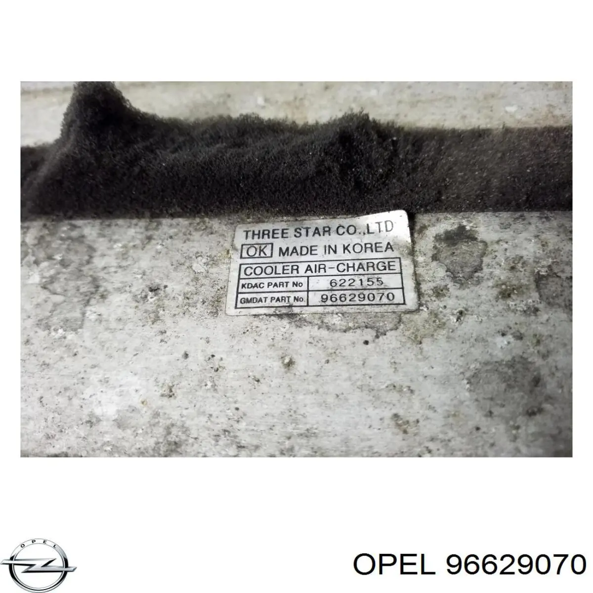  Radiador de aire de admisión para Opel Antara L07