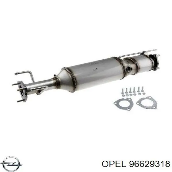 96629318 Opel filtro hollín/partículas, sistema escape