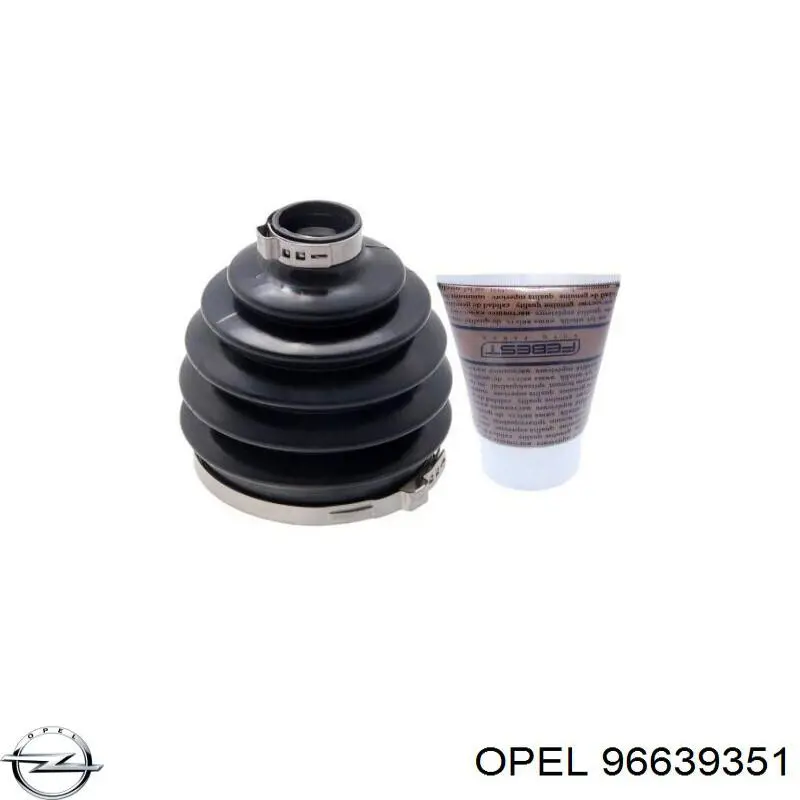 96639351 Opel fuelle, árbol de transmisión delantero exterior