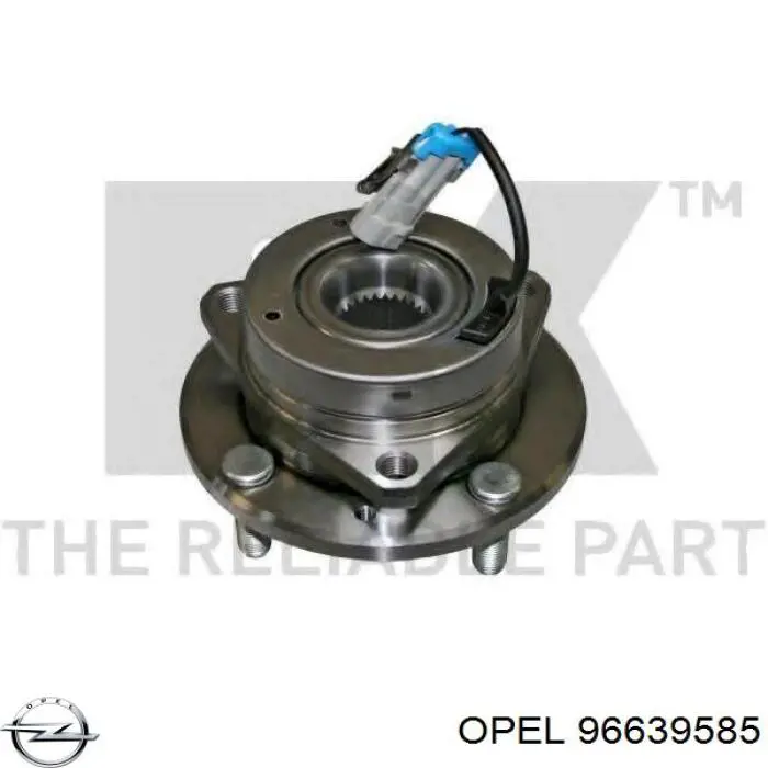 96639585 Opel cubo de rueda delantero