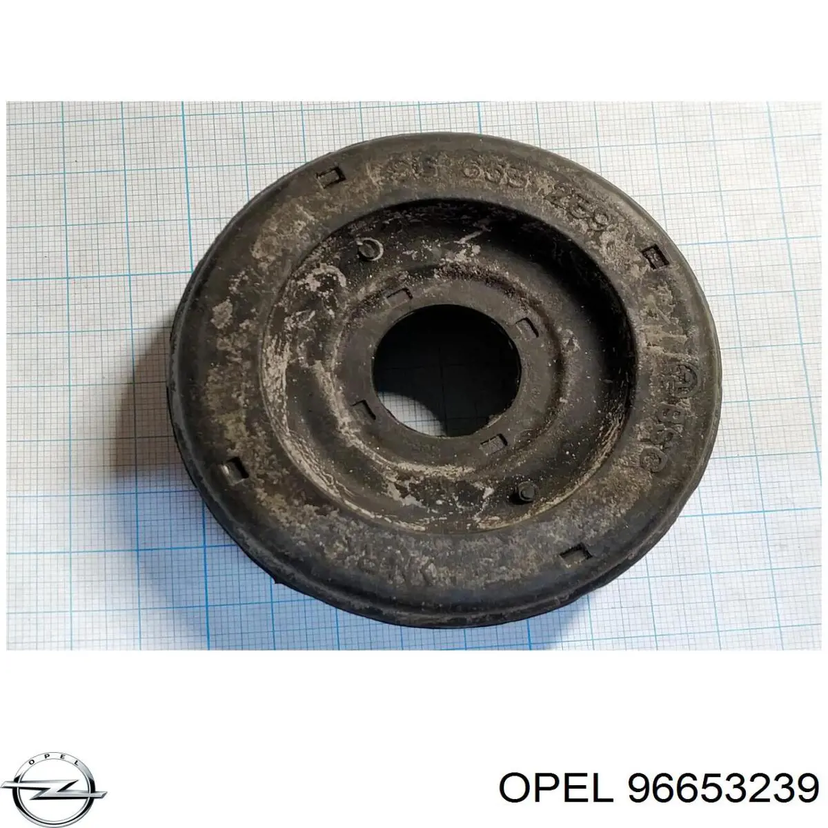 96653239 Opel soporte amortiguador delantero