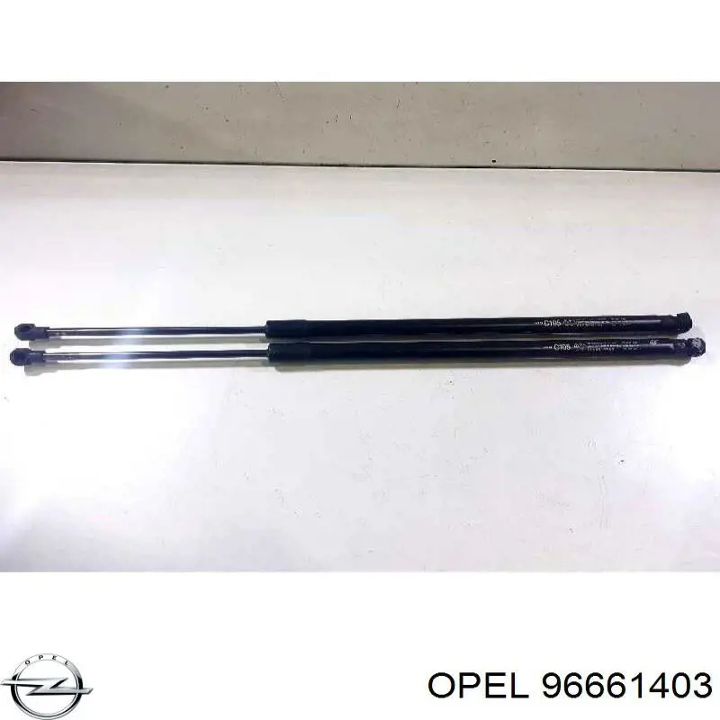 96661403 Opel amortiguador de maletero