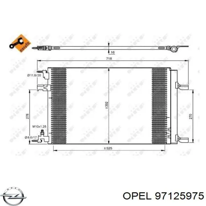 97125975 Opel bomba de agua