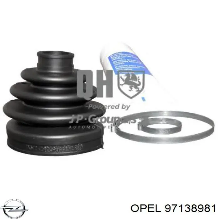 97138981 Opel fuelle, árbol de transmisión delantero exterior