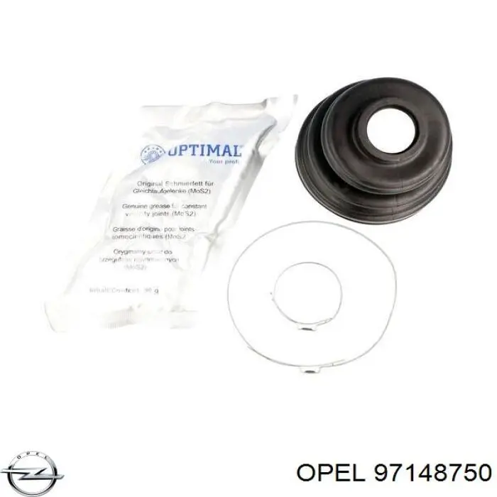 97148750 Opel fuelle, árbol de transmisión trasero interior