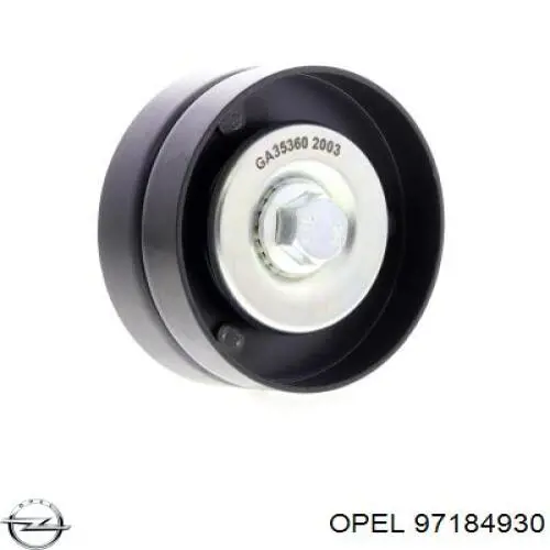 97184930 Opel rodillo, correa trapecial poli v