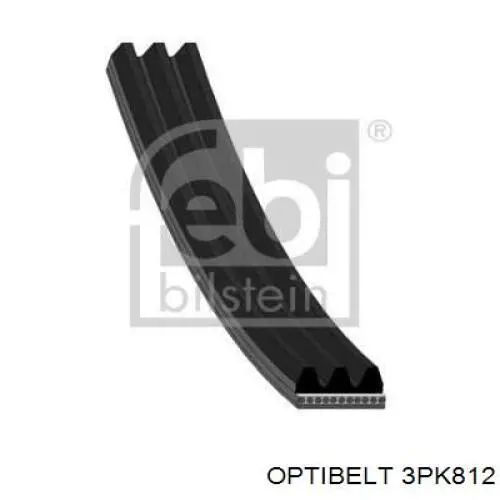 3PK812 Optibelt correa trapezoidal