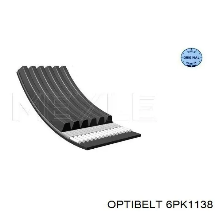 6PK1138 Optibelt correa trapezoidal