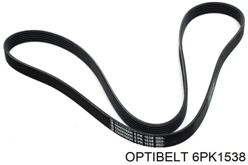 6PK1538 Optibelt correa trapezoidal