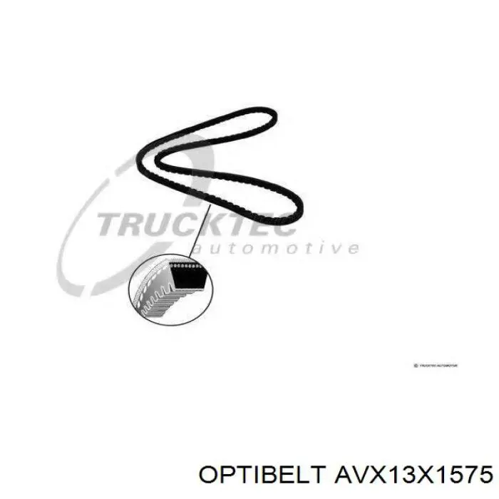 AVX13X1575 Optibelt correa trapezoidal