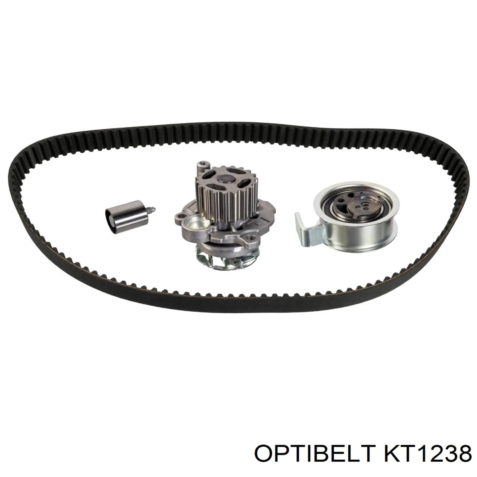 KT1238 Optibelt kit correa de distribución