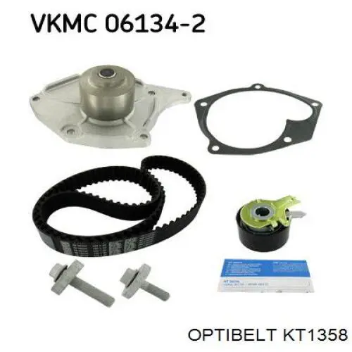 KT1358 Optibelt kit correa de distribución