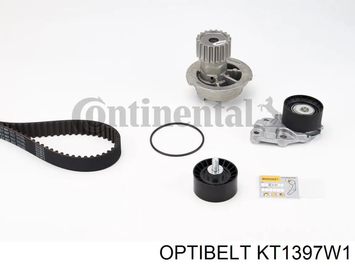 KT1397W1 Optibelt kit correa de distribución