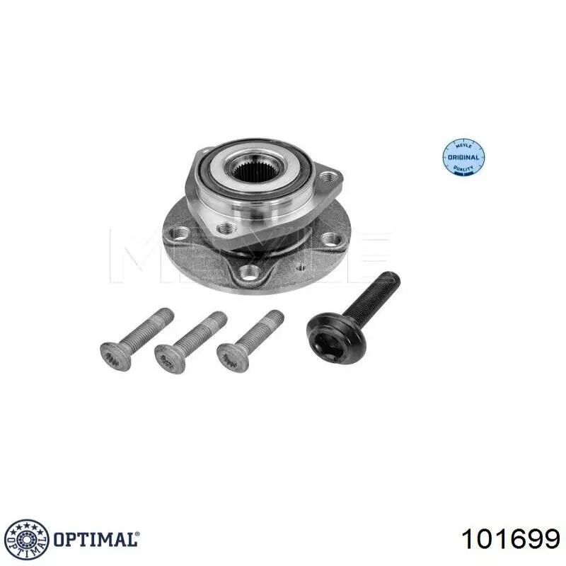 101699 Optimal cubo de rueda delantero