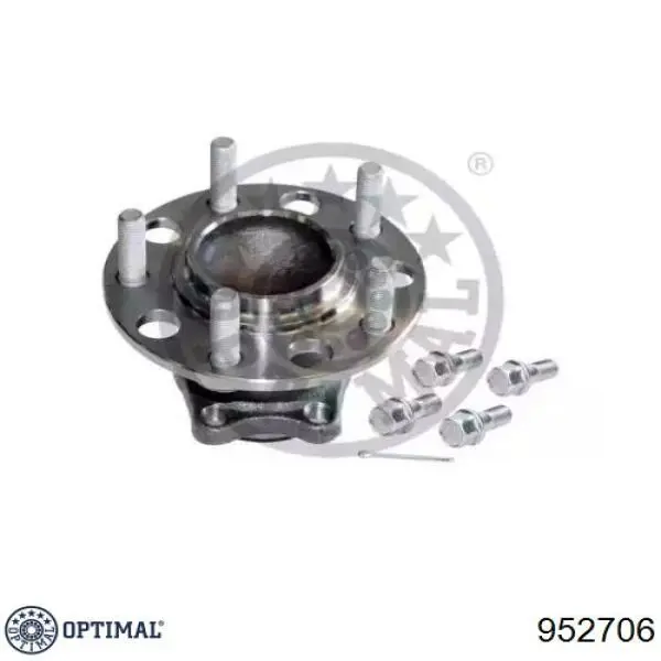 952706 Optimal cubo de rueda trasero