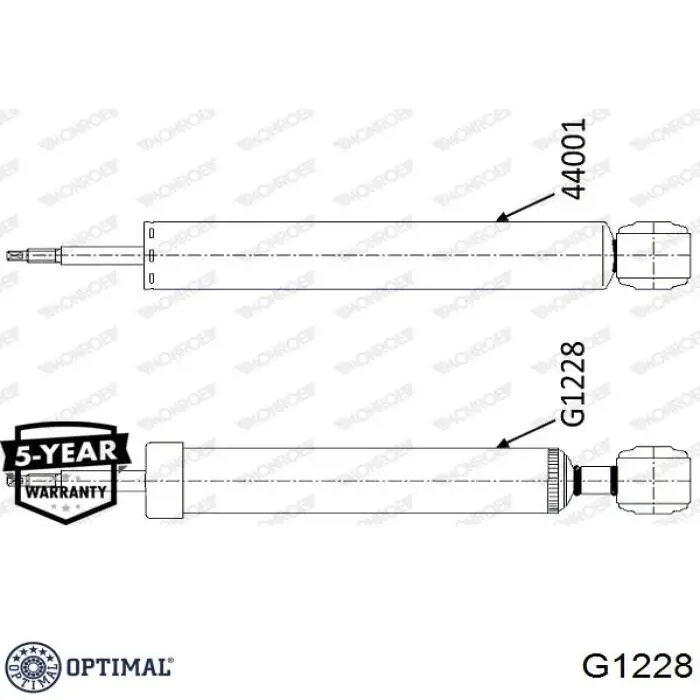 G1-228 Optimal rótula barra de acoplamiento exterior