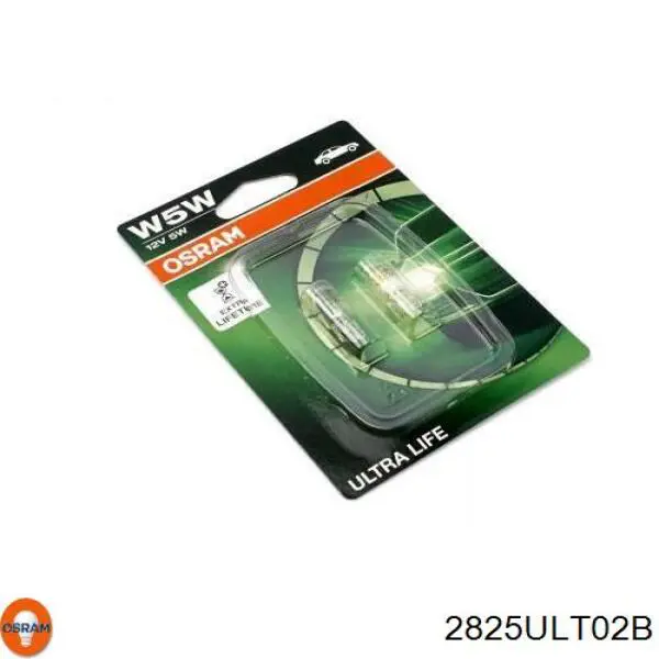 2825ULT-02B Osram lámpara, luz interior/cabina