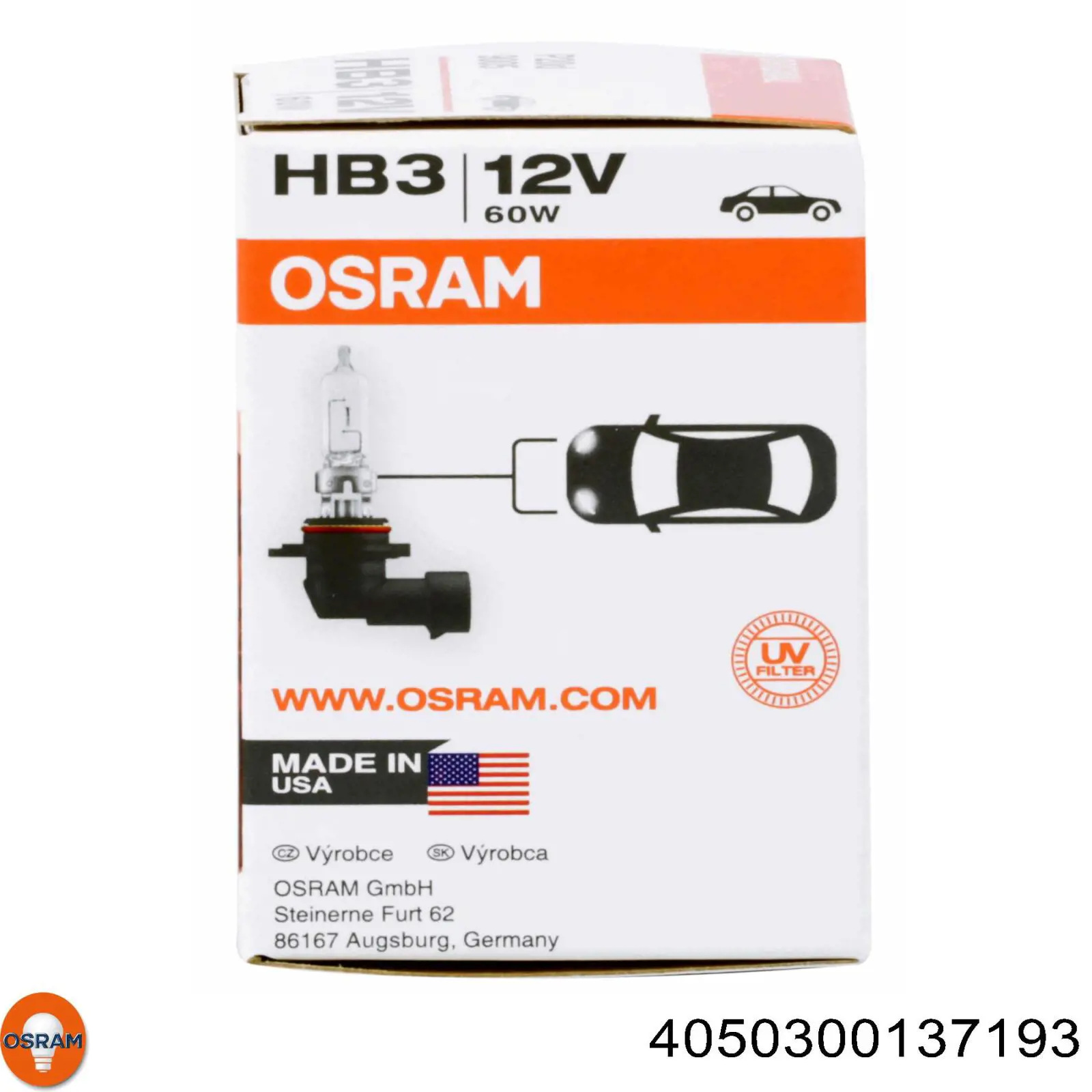 4050300137193 Osram bombilla halógena