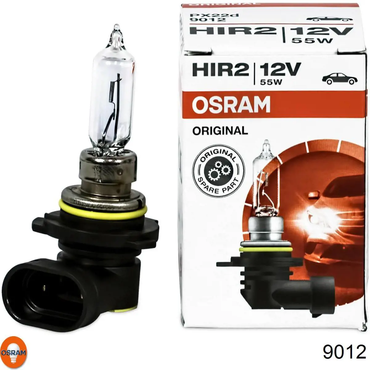 9012 Osram bombilla halógena