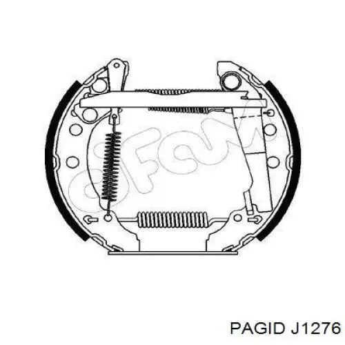 191698051 VAG zapatas de frenos de tambor traseras