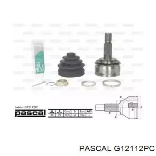 G12112PC Pascal junta homocinética exterior delantera