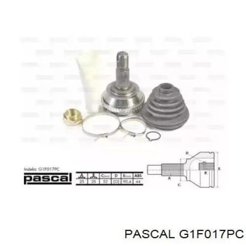 G1F017PC Pascal junta homocinética exterior delantera