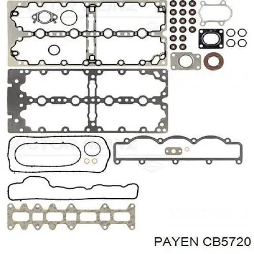  Juego de juntas de motor, completo, superior para Fiat Ducato 3 