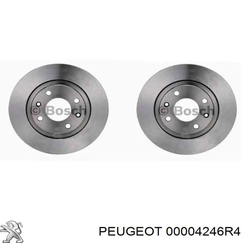 00004246R4 Peugeot/Citroen freno de disco delantero