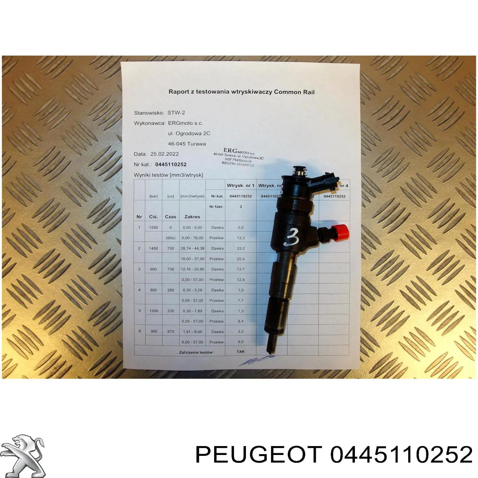  Inyector de combustible para Peugeot 206 