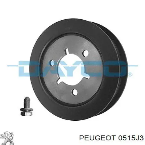 0515J3 Peugeot/Citroen polea, cigüeñal