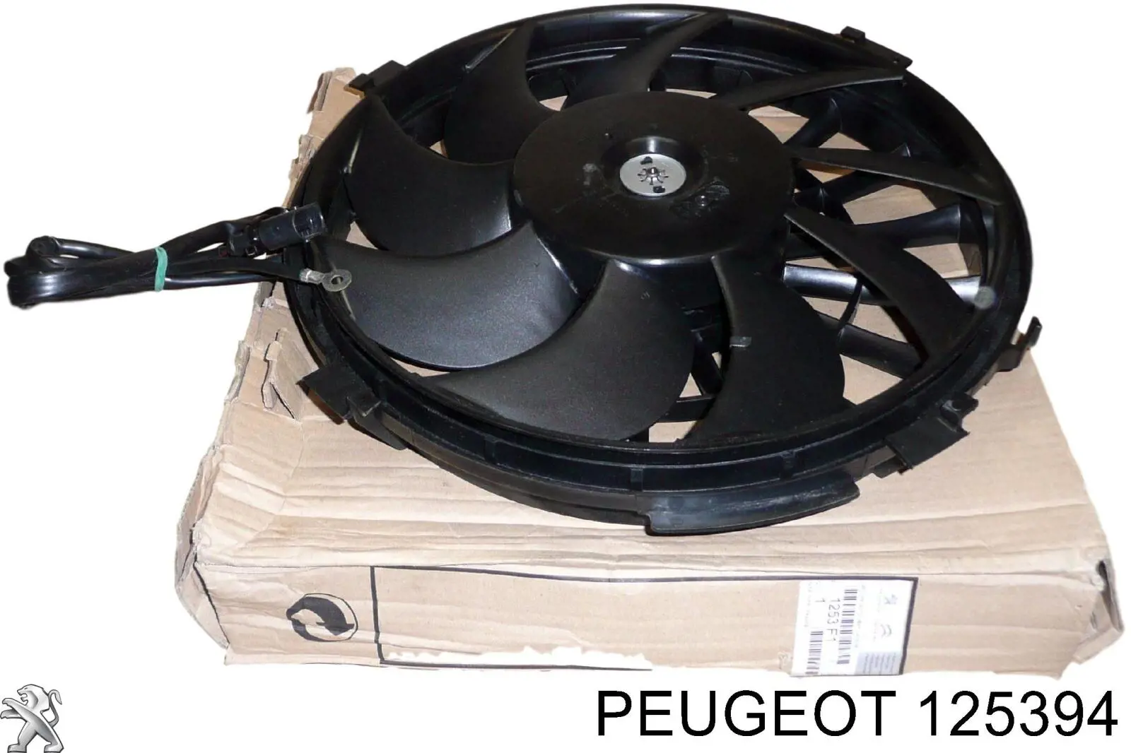 125394 Peugeot/Citroen ventilador (rodete +motor refrigeración del motor con electromotor completo)