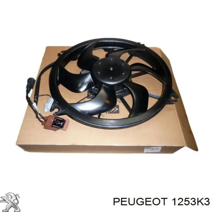  Ventilador (rodete +motor) refrigeración del motor con electromotor completo para Peugeot 407 6D