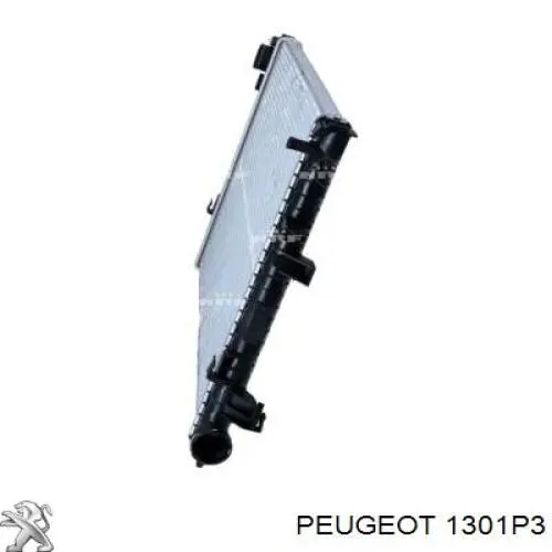 1301P3 Peugeot/Citroen radiador refrigeración del motor