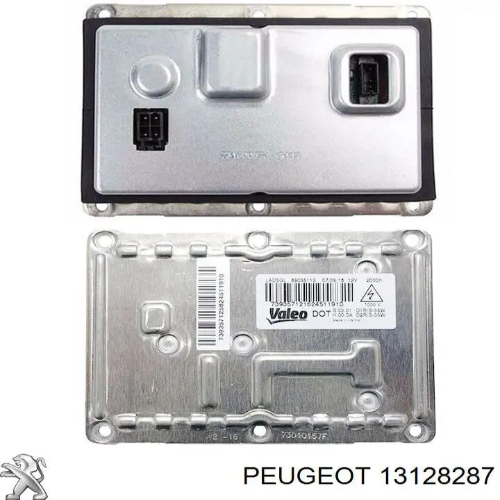 13128287 Peugeot/Citroen xenon, unidad control