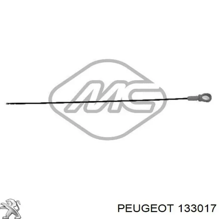 133017 Peugeot/Citroen radiador refrigeración del motor