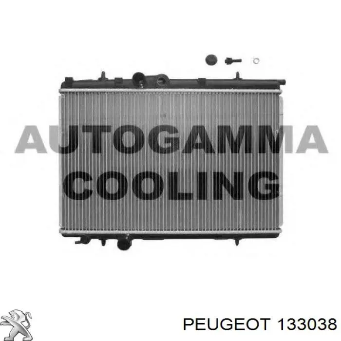 133038 Peugeot/Citroen radiador refrigeración del motor