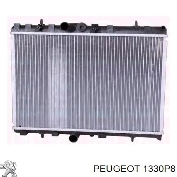 1330P8 Peugeot/Citroen radiador refrigeración del motor