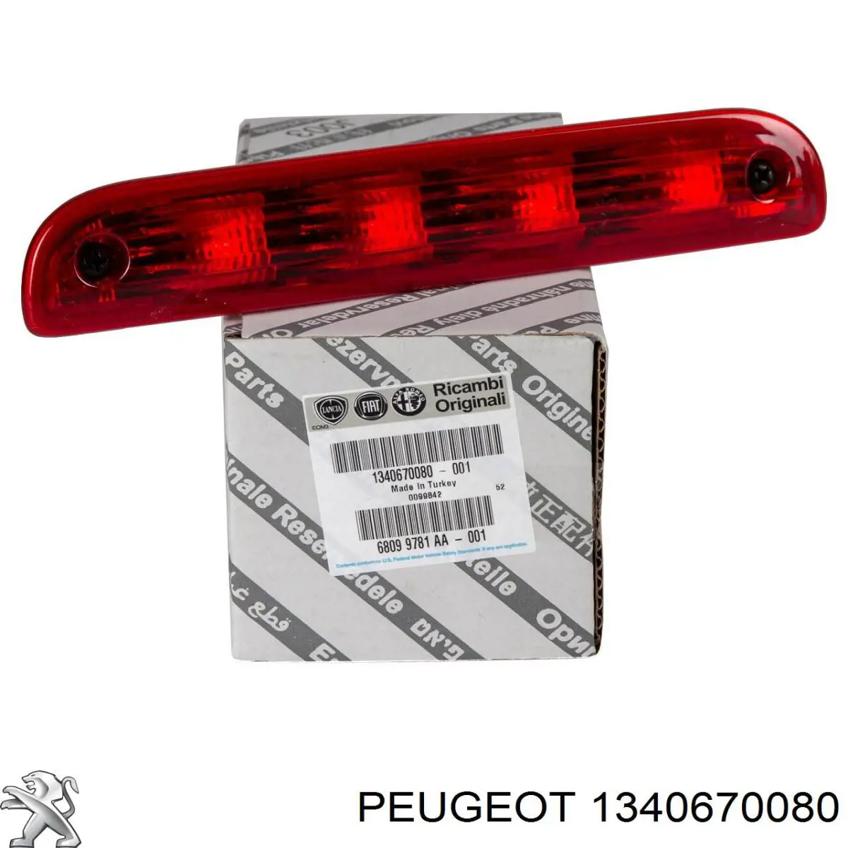 1340670080 Peugeot/Citroen lampara de luz de freno adicional