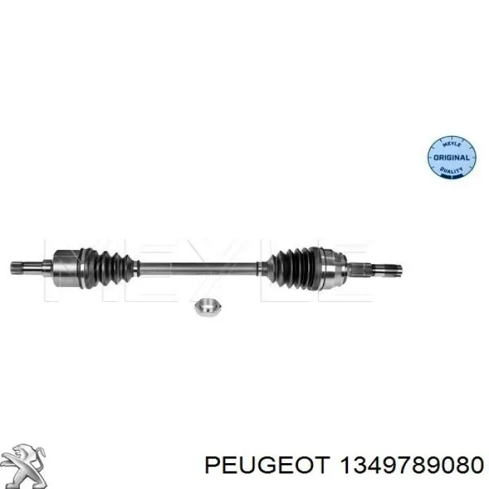 1349789080 Peugeot/Citroen árbol de transmisión delantero izquierdo