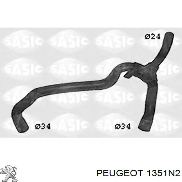 1472327080 Fiat/Alfa/Lancia manguera refrigerante para radiador inferiora