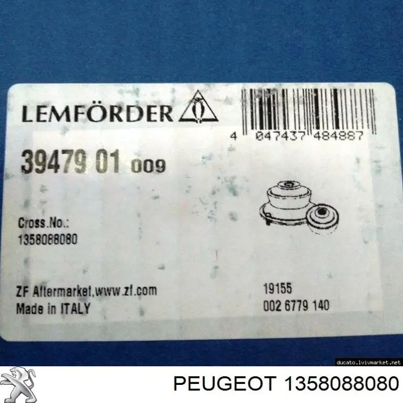 1358088080 Peugeot/Citroen soporte de motor derecho