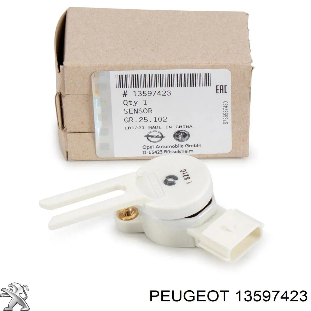 13597423 Peugeot/Citroen interruptor luz de freno